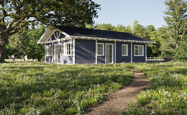 Holzhaus mit Mini Elementen 82